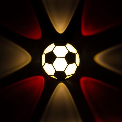 POWERMASTER PM-24456 GÜN IŞIĞI - KIRMIZI FUTBOL TOPU DEKORATİF LED DUVAR APLİK resmi