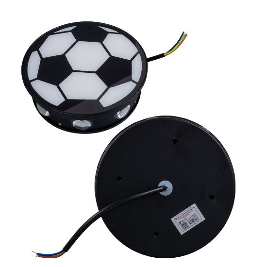 POWERMASTER PM-24456 GÜN IŞIĞI - KIRMIZI FUTBOL TOPU DEKORATİF LED DUVAR APLİK resmi