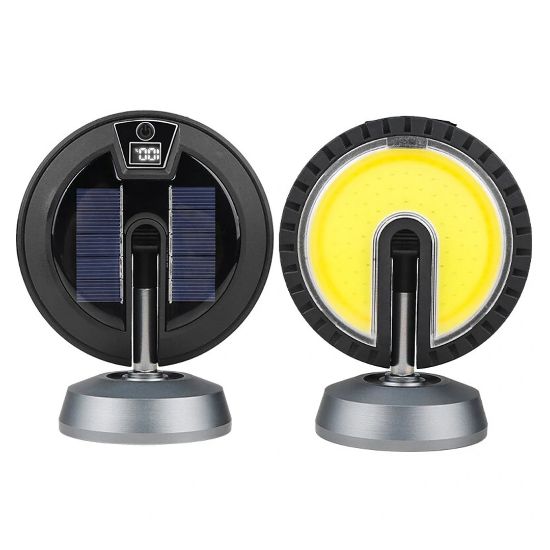 POWERMASTER PM-24564 25 WATT USB - TYPE-C GİRİŞLİ COB LEDLİ TEK YÖNLÜ 180 DERECE SOLAR ÇALIŞMA LAMBASI resmi