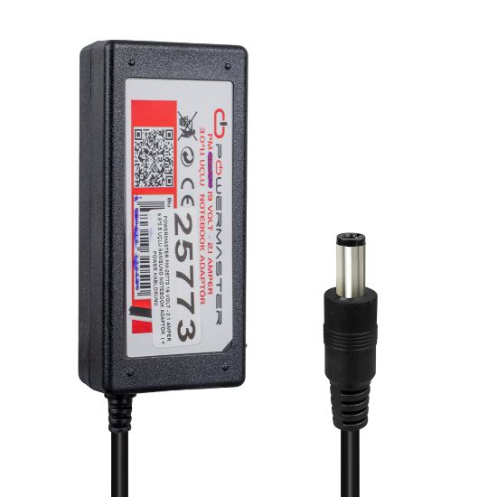 POWERMASTER PM-25773 19 VOLT - 2.1 AMPER 5.5*2.5 MM UÇLU SAMSUNG NOTEBOOK ADAPTÖR  ( + POWER KABLOSUNU UNUTMA) resmi