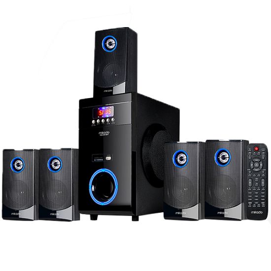 MIKADO MD-813BT 5+1 USB/SD/FM DESTEKLİ MULTIMEDIA BLUETOOTH HOPARLÖR - SPEAKER resmi