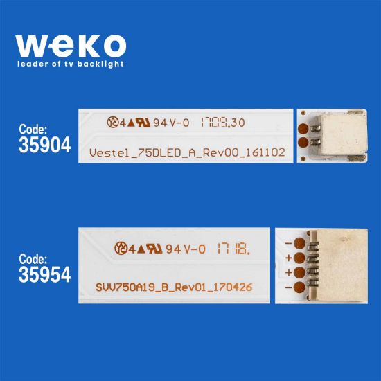 WKSET-6753 35904X12 35954X1 SVV750A19_A/B  13 ADET LED BAR resmi