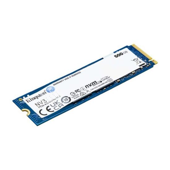 500GB KINGSTON NV3 SNV3S/500G 6000/2200MB/S M.2 NVMe PCIe 4.0 resmi