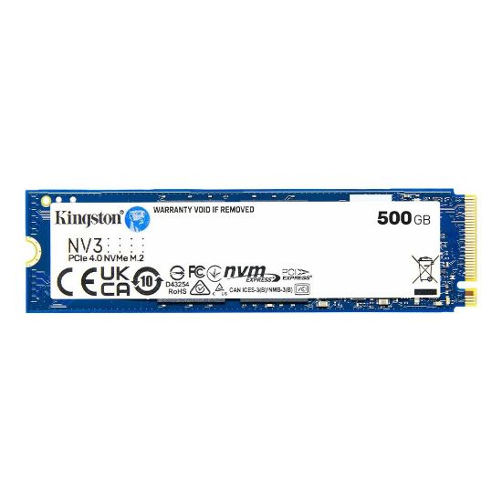 500GB KINGSTON NV3 SNV3S/500G 6000/2200MB/S M.2 NVMe PCIe 4.0 resmi