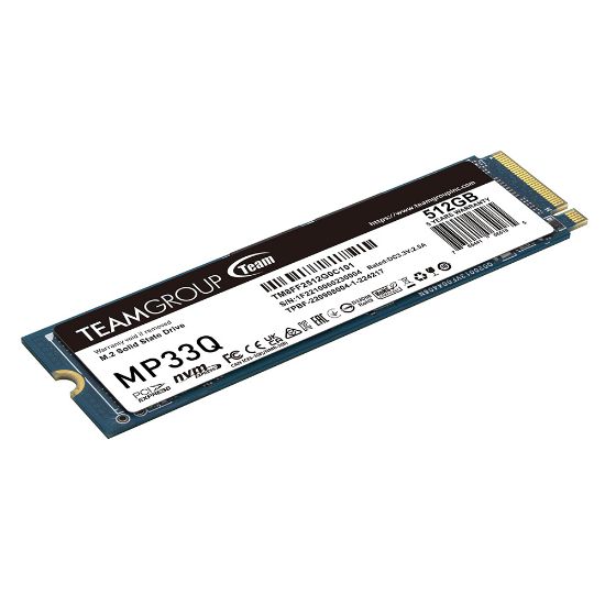 Team MP33Q 512GB 2750/1350MB/s NVMe PCIe M.2 SSD resmi