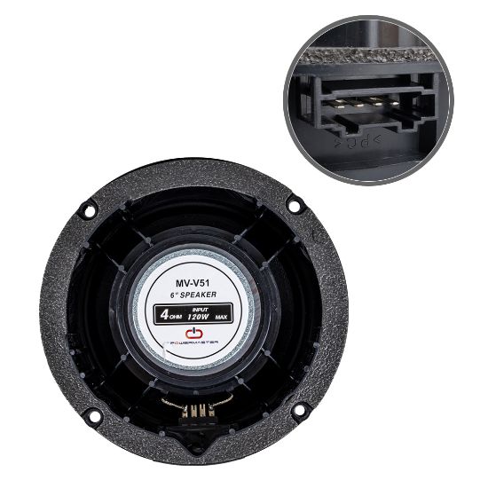 MAGICVOICE MV-V51 6 16 CM 4 OHM MAX 120 WATT OTO HOPARLÖR TEKLİ (VOLKSWAGEN) resmi