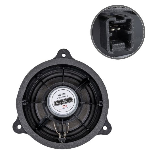 MAGICVOICE MV-650 6 16 CM 4 OHM MAX 120 WATT NİSSAN ARAÇLAR İÇİN TEKLİ OTO HOPARLÖR resmi