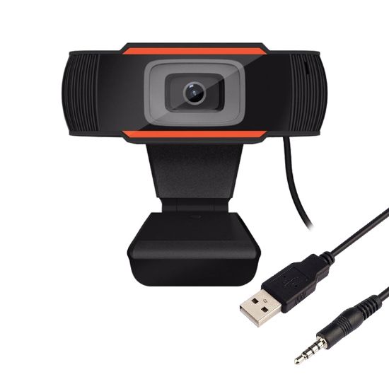 POWERMASTER PM-2435 TAK ÇALIŞTIR 5 MP MİKROFONLU 720P USB WEBCAM resmi