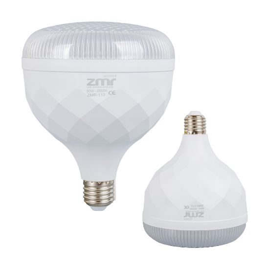 ZMR ZMR-113/B.65 50W KRİSTAL CAMLI T-BULB BEYAZ LED AMPUL E27 6500K (15X19MM) resmi