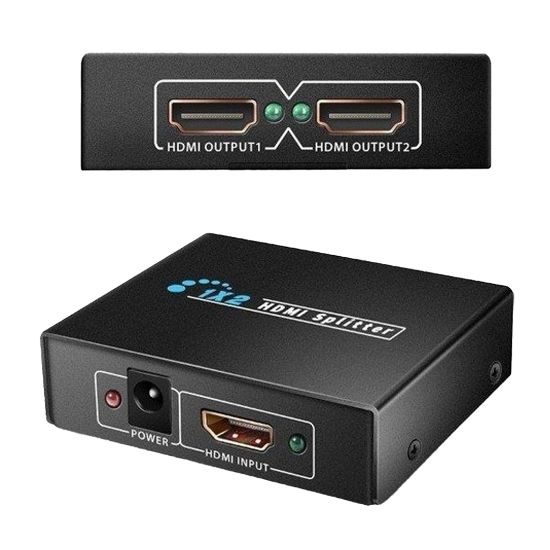 ROSE HDMI-102 1.4V 1080İ-1080P 3D 1X2 HDMI DAĞITICI ÇOKLAYICI SPLITTER resmi