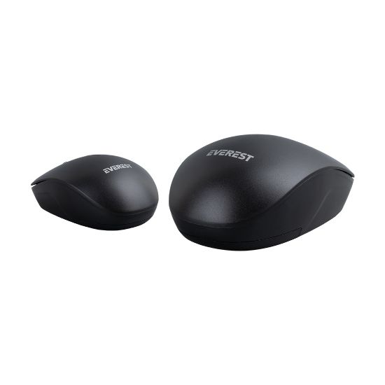 EVEREST SMW-88 USB 2.4GHZ SİYAH 1200 DPI KABLOSUZ MOUSE resmi