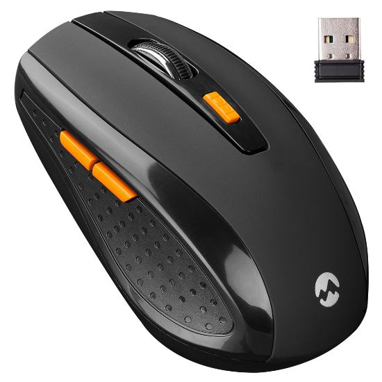 EVEREST SM-442 MACRO TUŞLU USB SİYAH 1200 DPI 2.4GHZ KABLOSUZ MOUSE FARE resmi