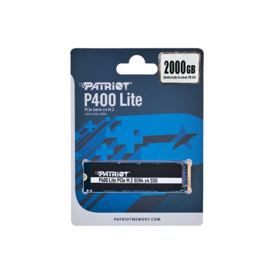 Patriot P400 Lite 2TB 3500/2700MB/s NVMe M.2 SSD Disk (P400LP2KGM28H) resmi