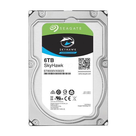 6TB SEAGATE SKYHAWK 256MB 7/24 RV ST6000VX008 resmi