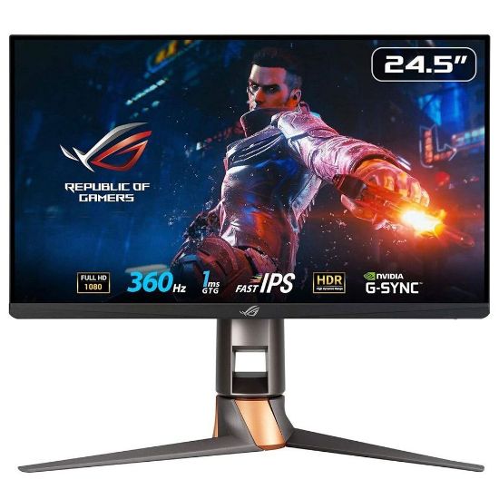 ASUS ROG SWİFT PG259QN 24.5 1MS 360HZ HDMI/DP FULL HD G-SYNC GAMİNG MONİTÖR resmi