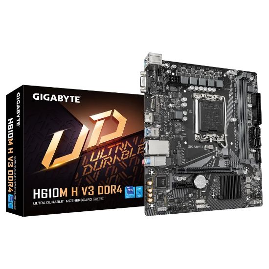 GIGABYTE H610M H V3 DDR4 3200MHZ(OC) M.2 HDMI DSUB MATX 1700P  resmi