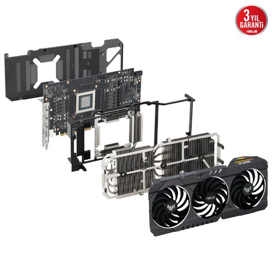 ASUS TUF-RTX4090-O24G-OG-GAMING 24GB GDDR6X 2595MHz OC 2XHDMI 3XDP RGB DLSS3 384BİT  resmi