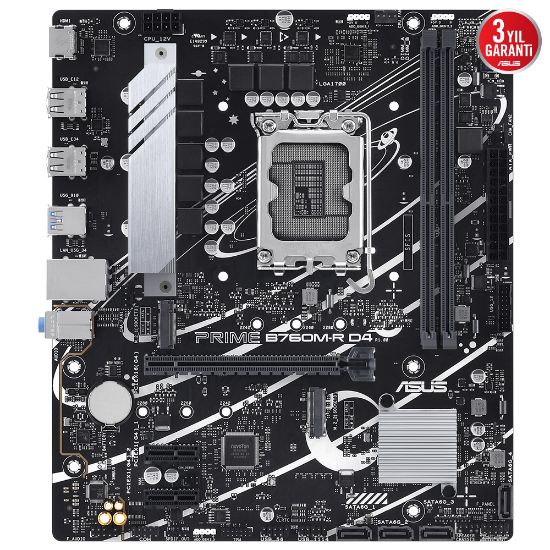 ASUS PRIME B760M-R D4 INTEL B760 SOKET 1700 DDR4 resmi