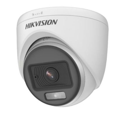 HIKVISION DS-2CE70DF0T-PFS 2MP 2.8 MM COLORVU AHD SESLİ DOME KAMERA resmi