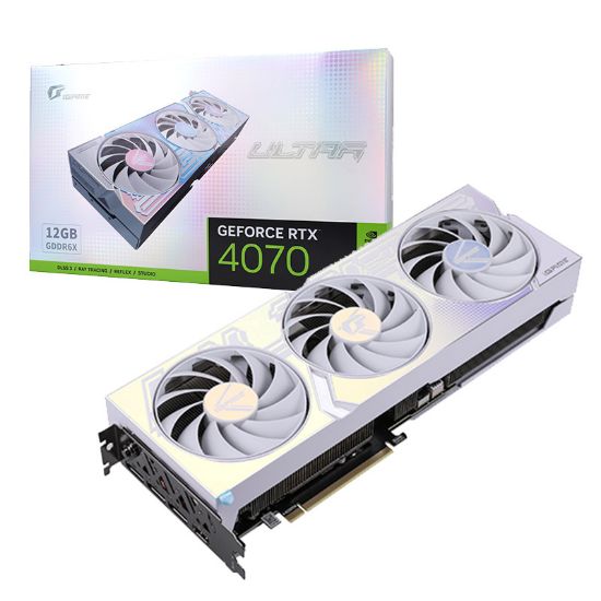 COLORFUL iGame RTX 4070 Ultra W OC 12GB GDDR6X 192Bit (V3-V) resmi