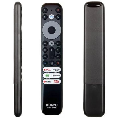 HUAYU TCL RM-L1768 SES KOMUTSUZ TCL RC902V RMR1 NETFLIX-PRIME VIDEO-GUARD-MEDIA-YOUTUBE TUŞLU LCD LED TV KUMANDASI resmi