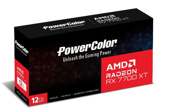 POWERCOLOR RX7700XT 12G-P 12GB GDDR6 192Bit resmi