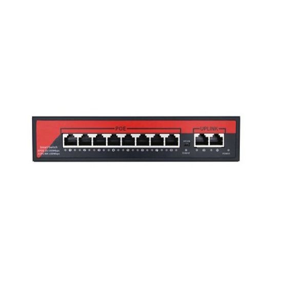 EZCOOL EZ-08PSF-FG 8PORT 8GE+2GE F.GIGABIT POE SWITCH 120W resmi