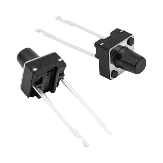 TACT SWITCH ŞASELİ 6X6X3.5MM 2 BACAK IC-200A (C9 BUTON) resmi