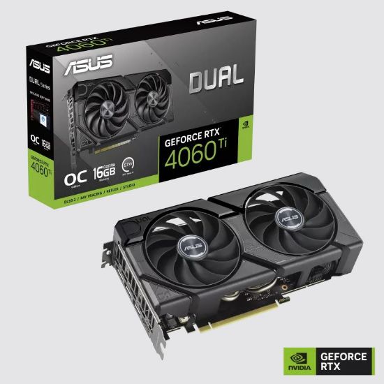 ASUS DUAL-RTX4060TI-O16G-EVO GDDR6 HDMI DP128BIT resmi