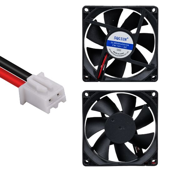 POWERMASTER IC-216 FIRÇASIZ DC FAN 80X80X25MM 12 VOLT 2 PİN resmi