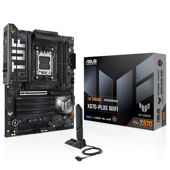 ASUS TUF GAMING X870-PLUS WIFI AMD AM5 DDR5 ATX resmi