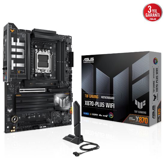 ASUS TUF GAMING X870-PLUS WIFI AMD AM5 DDR5 ATX resmi