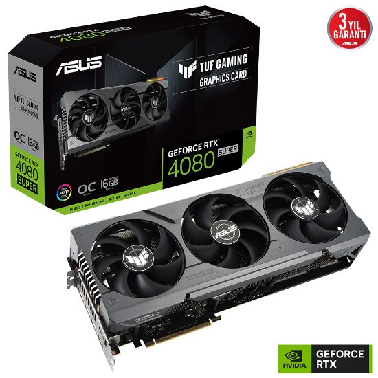 ASUS TUF-RTX4080S-O16G-GAMING HDMI DP 16GB GDDR6X 256Bit resmi