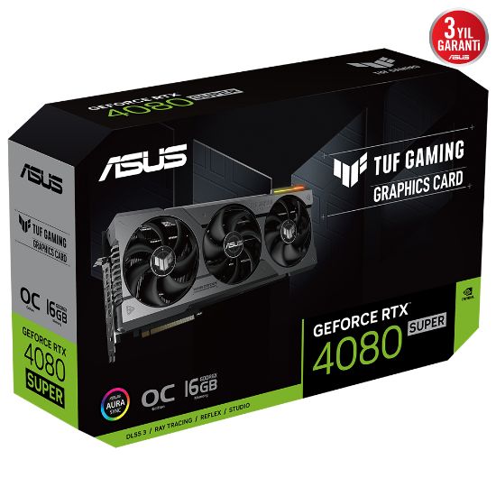 ASUS TUF-RTX4080S-O16G-GAMING HDMI DP 16GB GDDR6X 256Bit resmi