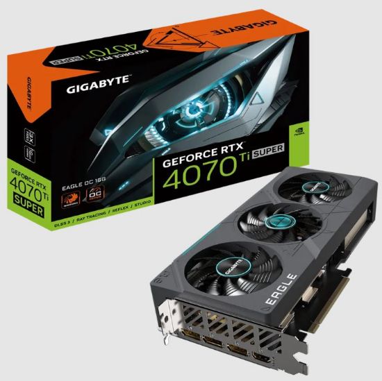 GIGABYTE GEFORCE GV-N407TSEAGLE OC-16GD 16GB 4080 SUPER GAMING OC GDDR6X DLSS 3 256BİT  resmi