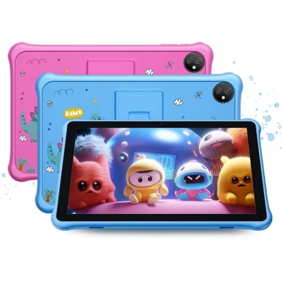 Blackview Tab30KIDS Tablet 10.1"/6 GB/64 GB/8 MP/Android13+Kılıf Dahil (Mavi) resmi