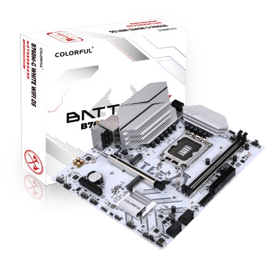 COLORFUL BATTLE-AX B760M-G WHITE WIFI V20 DDR5 resmi