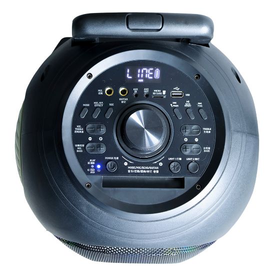 SHILE SL-2012 EL MİKROFONLU KUMANDALI USB+SD+BT SEYYAR TAŞINABİLİR HOPARLÖR resmi