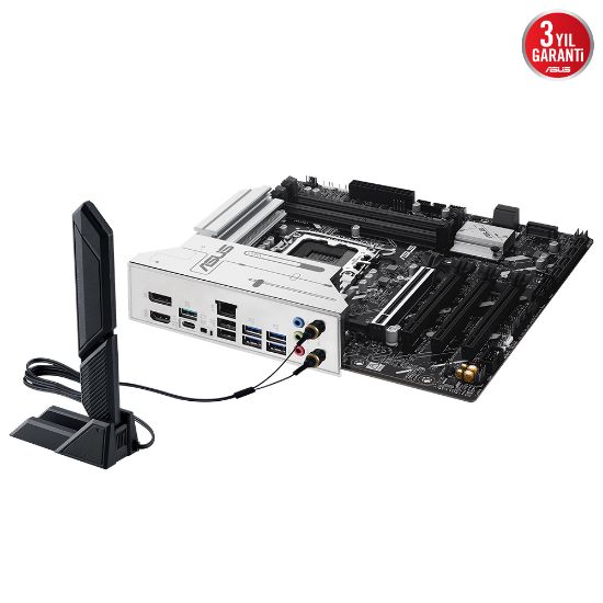 ASUS PRIME Z890M-PLUS WIFI DDR5 3XM2 USB3.2 RGB LAN mATX resmi