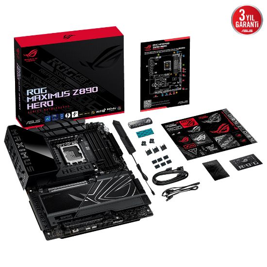 ASUS ROG MAXIMUS Z890 HERO DDR5 6XM2 USB3.2 WIFI7 RGB LAN ATX resmi