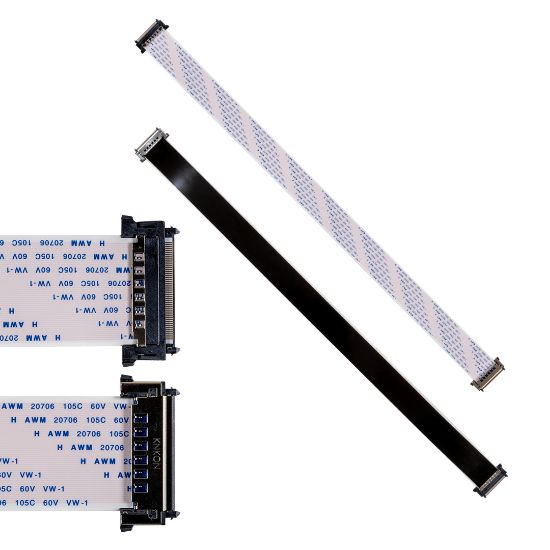 PFC KABLO 4K 51 PİNLİ 50CM TERS DÜZ SOKETLİ resmi