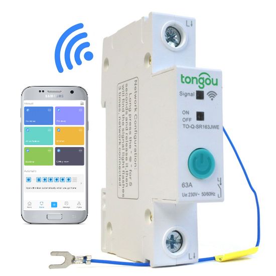 POWERMASTER PM-14603 AKILLI EV SİSTEMİ İÇİN WİFİ SİGORTA 63A (TONGOU - EWELİNK) resmi