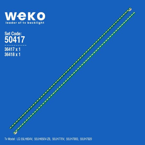 WKSET-5417 36417X1 36418X1 55 V16 ART3 2 ADET LED BAR (60LED) resmi