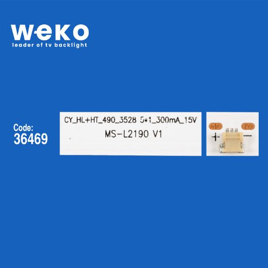 WKSET-5889 36469X10 CY-HL+HT_49D_3528 5*1_300MA_15V MS-L2190 V1 2017-11-07 10 ADET LED BAR resmi