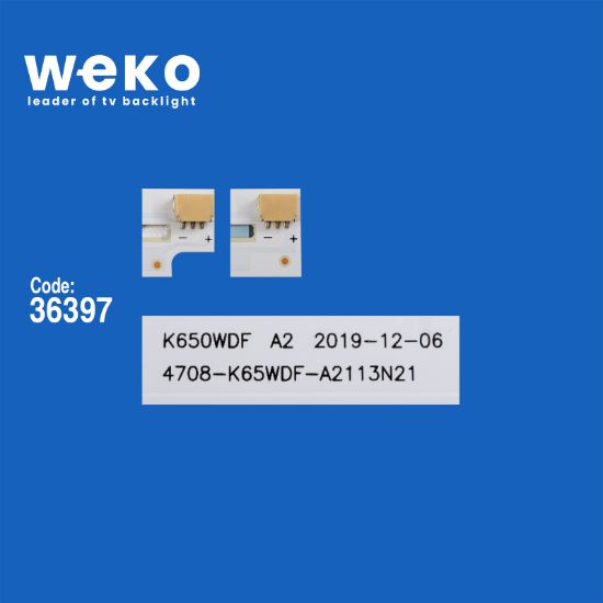 WKSET-6030 36397X10 K650WDF A2 4708-K65WDF-A2113N31 TYPE B 10 ADET LED BAR resmi