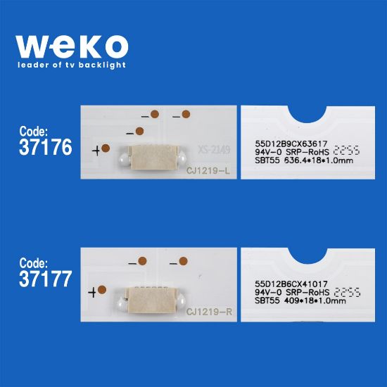 WKSET-6446 37176X7 37177X7 SBT55 636 55039D715SN1L/R 14 ADET LED BAR resmi