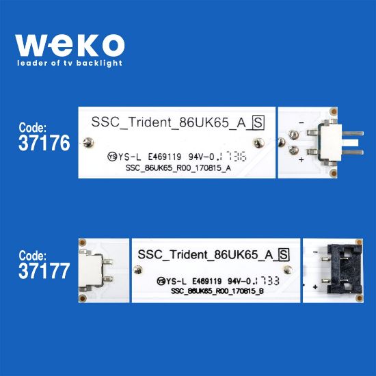 WKSET-6454 37182X6 37183X6  SSC_Trident_86UK65_A/B_S  12 ADET LED BAR resmi