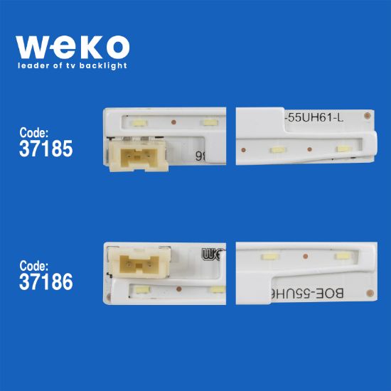 WKSET-6456 37185X1 37186X1 BOE-55UH61-L/R CSOT-55LH65-L/R  2 ADET LED BAR (63LED) resmi