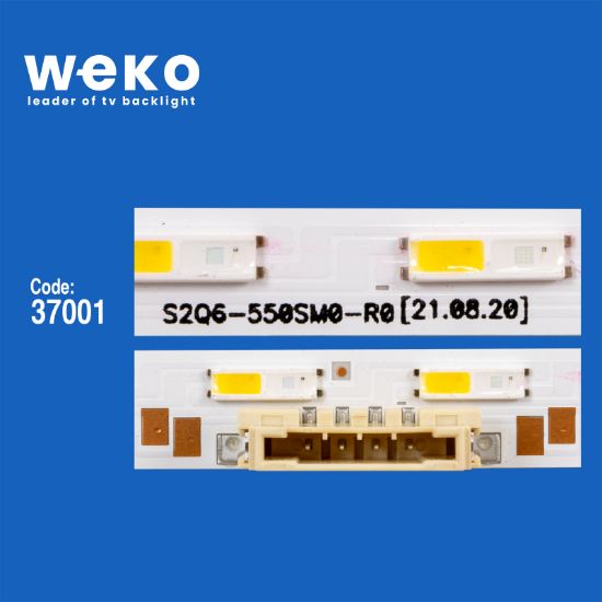 WKSET-6691 37001X2 S2Q6-550SM0-R0  2 ADET LED BAR TWO COLOR (İKİ RENK) (48LED) resmi