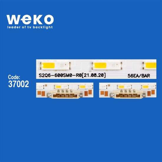 WKSET-6692 37002X2 S2Q6-600SM0-R0  2 ADET LED BAR TWO COLOR (İKİ RENK) (56LED) resmi